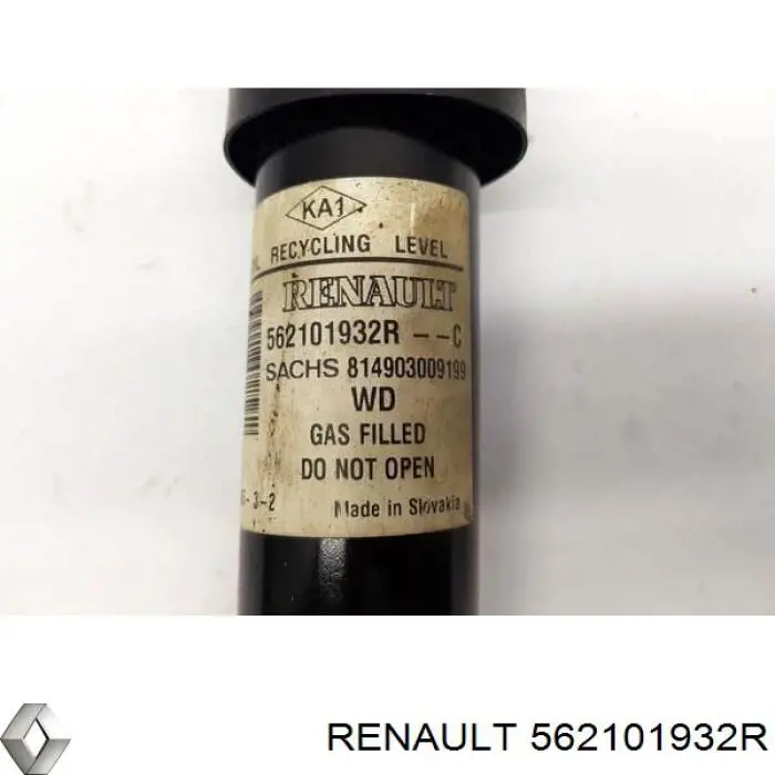 Amortecedor traseiro Renault (RVI) 562101932R preço, a partir de 51,42 USD