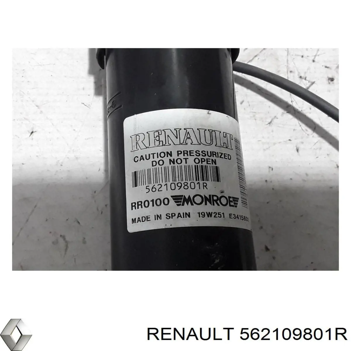 Compre 562109592R Renault (RVI) Amortecedor traseiro direito