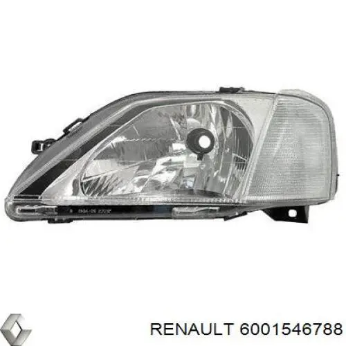 Luz esquerda Renault (RVI) 6001546788 preço, a partir de 67,44 USD