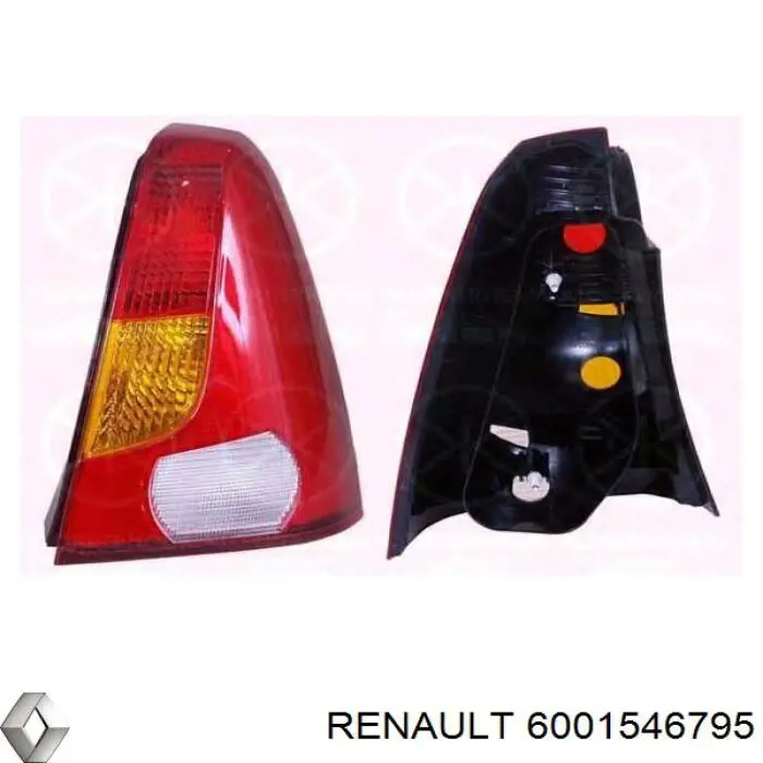 Lanterna traseira direita Renault (RVI) 6001546795 preço, a partir de 57,46 USD