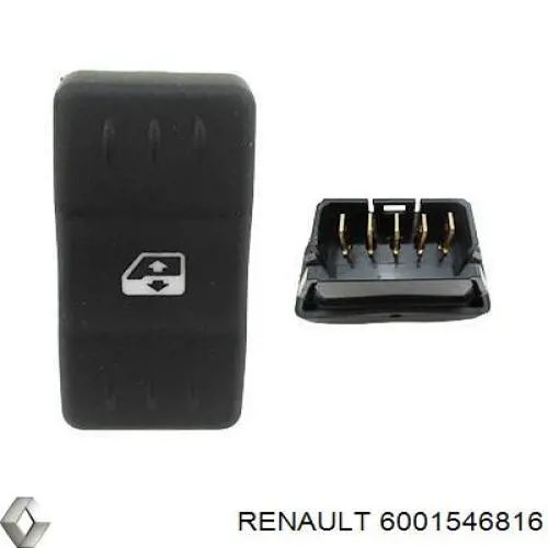 Botão de ativação de motor de acionamento de vidro de consola central Renault (RVI) 6001546816 preço, a partir de 6,27 USD
