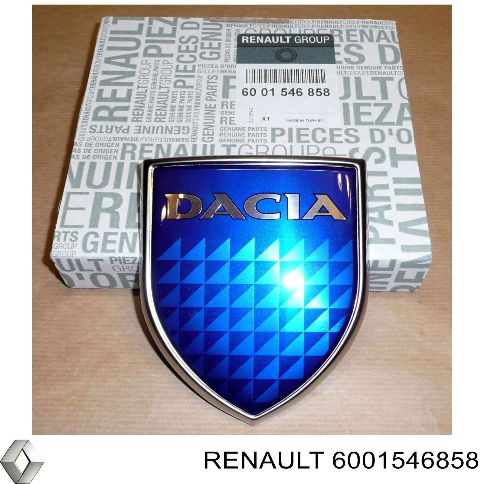 6001546858 Renault (RVI) Emblema da capota