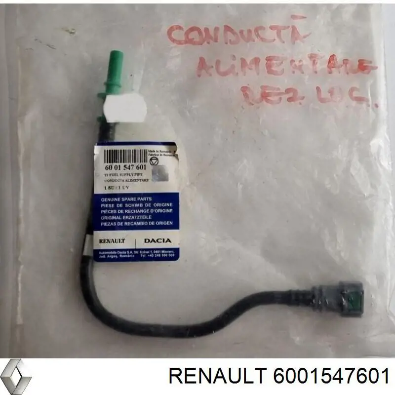 6001547601 Renault (RVI) Distribuidor de combustível (rampa)