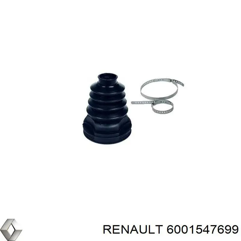 Compre 6001547699 Renault (RVI) Bota de proteção externa de junta homocinética do semieixo dianteiro