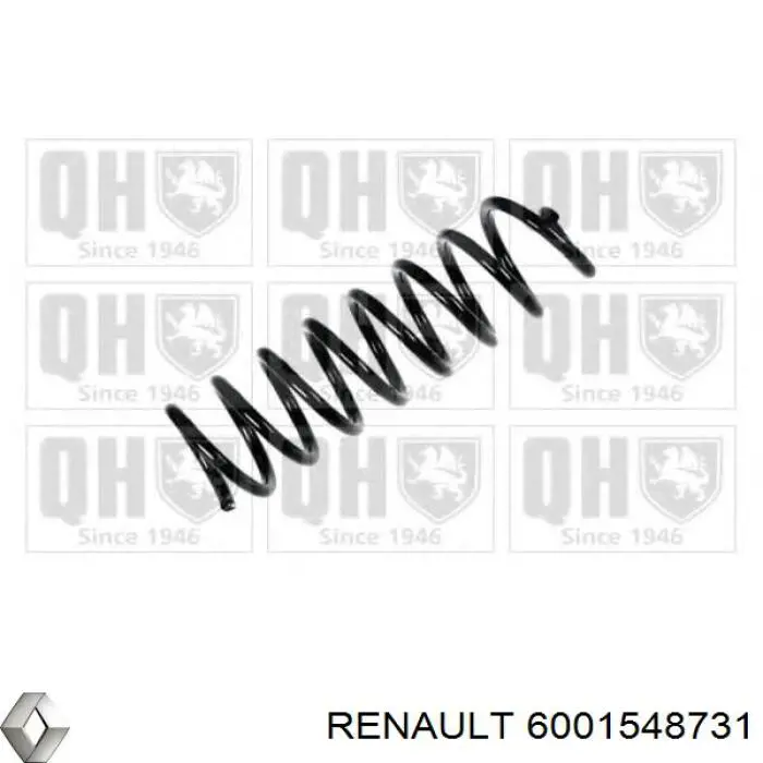 6001548731 Renault (RVI) Mola traseira