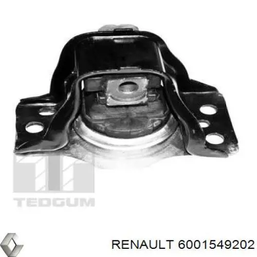 6001549202 Renault (RVI) Coxim (suporte) direito de motor