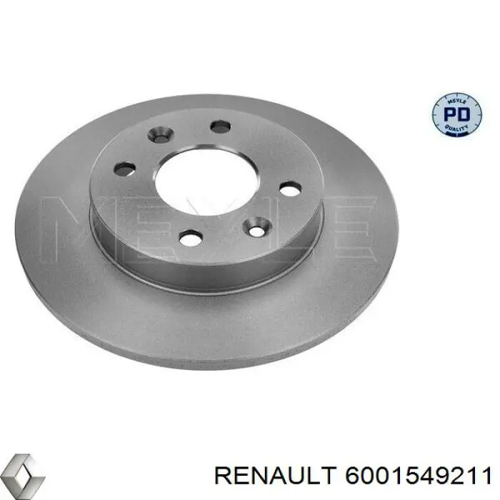 Disco do freio dianteiro Renault (RVI) 6001549211 preço, a partir de 22,60 USD