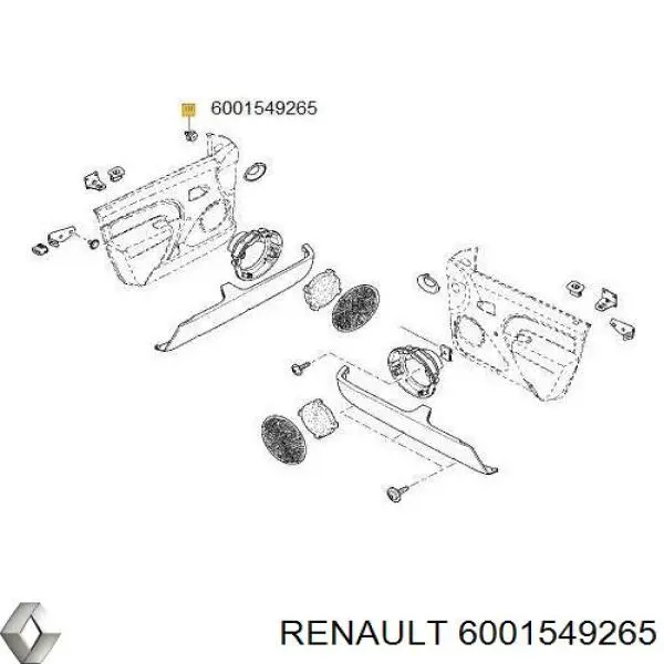 Cápsula (prendedor) de fixação de revestimento da porta Triclo 163453 preço, a partir de 0,41 USD