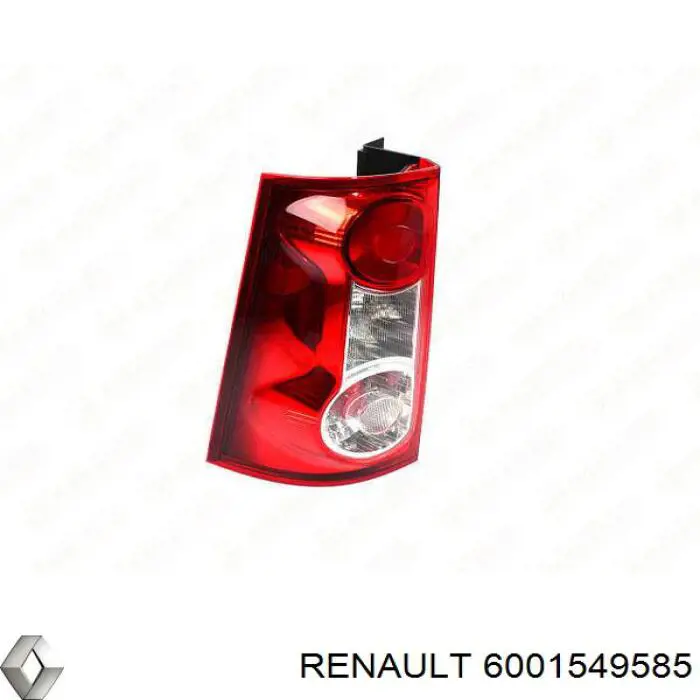 Lanterna traseira esquerda Renault (RVI) 6001549585 preço, a partir de 77,70 USD
