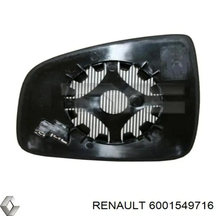 Elemento espelhado do espelho de retrovisão esquerdo Renault (RVI) 6001549716 preço, a partir de 20,93 USD
