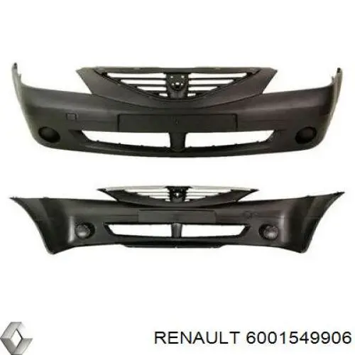 Compre 6001549906 Renault (RVI) Pára-choque dianteiro