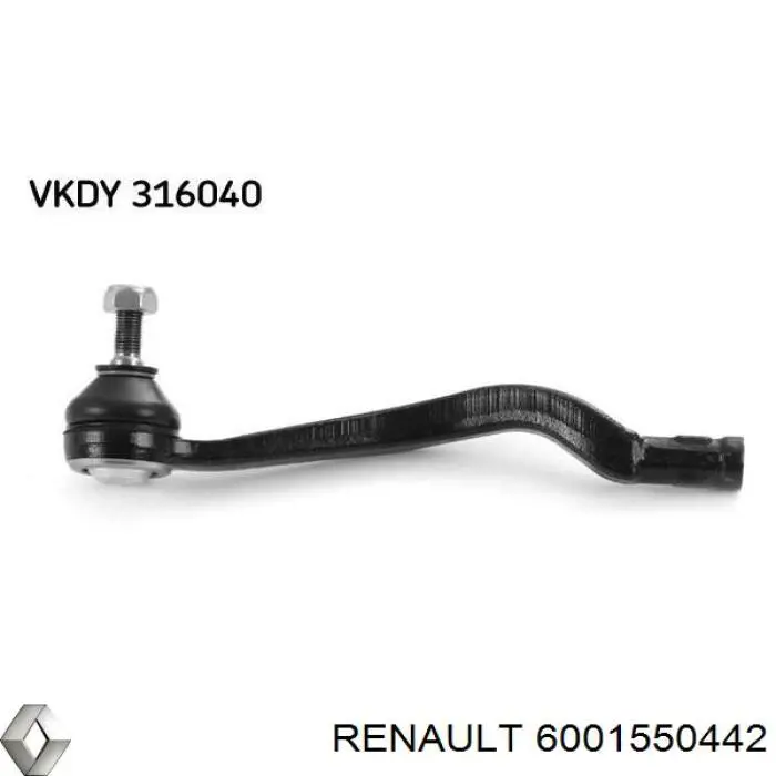 Compre 6001550442 Renault (RVI) Ponta externa da barra de direção