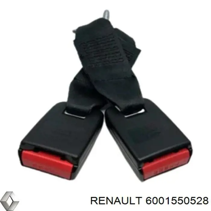 6001550528 Renault (RVI) Barra (fecho) de fixação da correia de segurança traseira direita