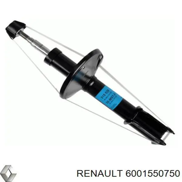 6001550750 Renault (RVI) Amortecedor dianteiro
