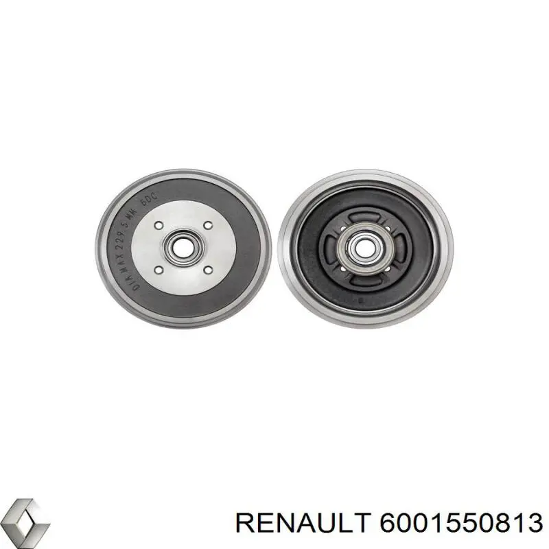 6001550813 Renault (RVI) Tambor do freio traseiro