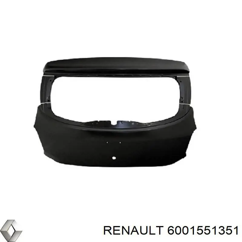 6001551351 Renault (RVI) Porta traseira (3ª/5ª porta-malas (tampa de alcapão)