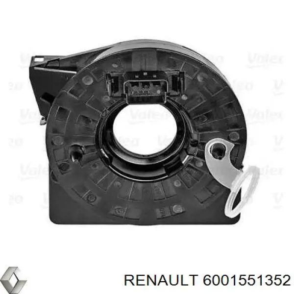 Anel AIRBAG de contato, cabo plano do volante 6001551352 Renault (RVI)