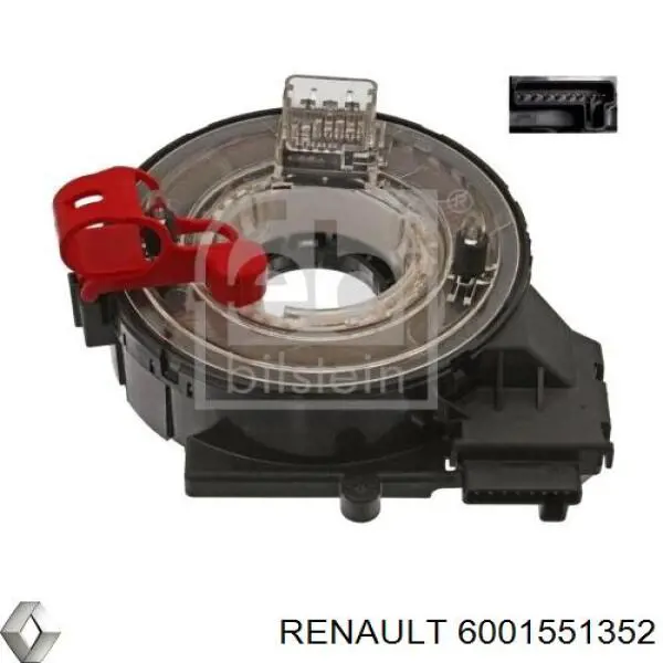 Anel AIRBAG de contato, cabo plano do volante Renault (RVI) 6001551352 preço, a partir de 81,30 USD