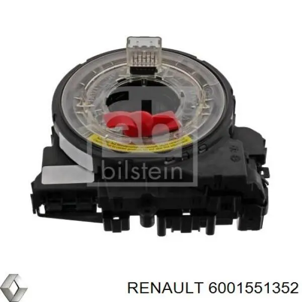 Anel AIRBAG de contato, cabo plano do volante Renault (RVI) 6001551352