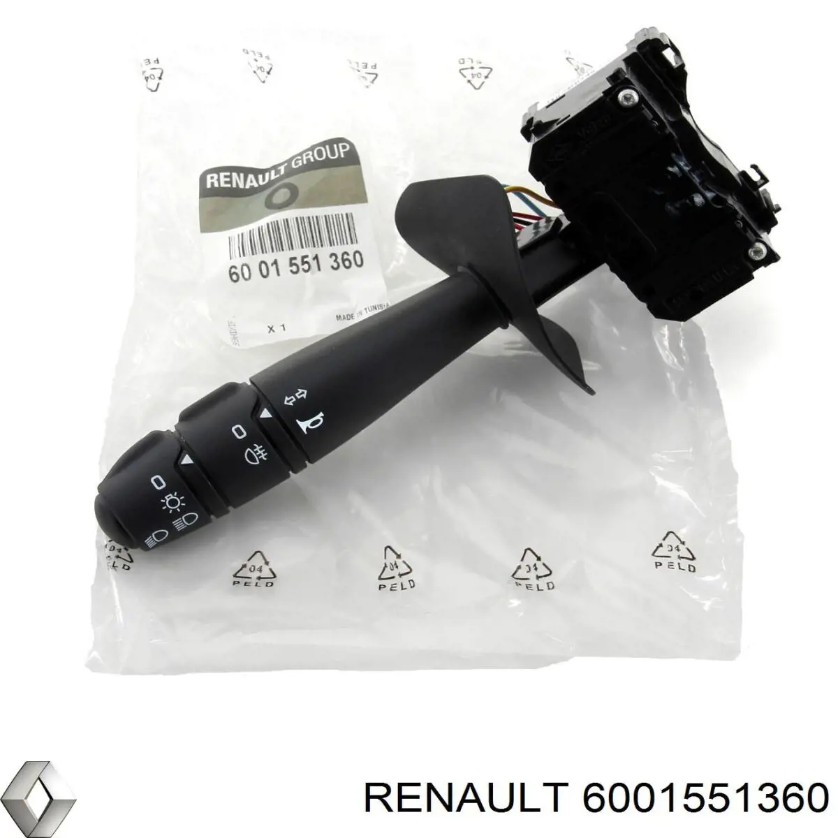Comutador esquerdo instalado na coluna da direção Renault (RVI) 6001551360 preço, a partir de 33,80 USD