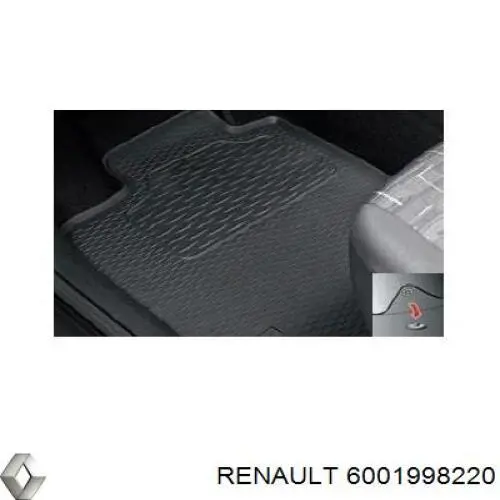 Compre 6001998220 Renault (RVI) Tapetes dianteiros + traseiros, kit