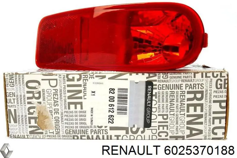 Lanterna de nevoeiro traseira direita Renault (RVI) 6025370188 preço, a partir de  