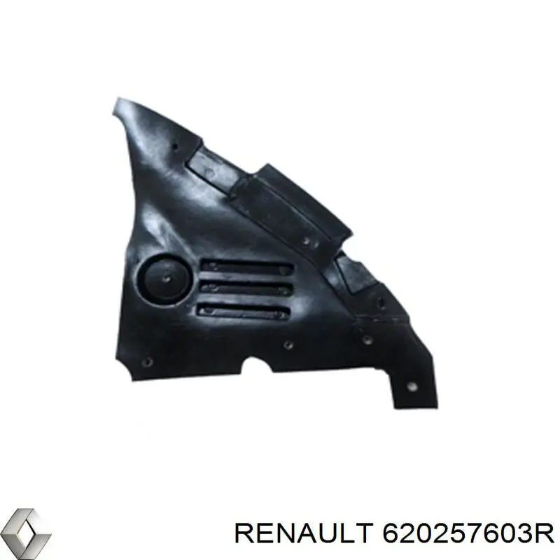 620257603R Renault (RVI) Proteção esquerda do pára-choque dianteiro
