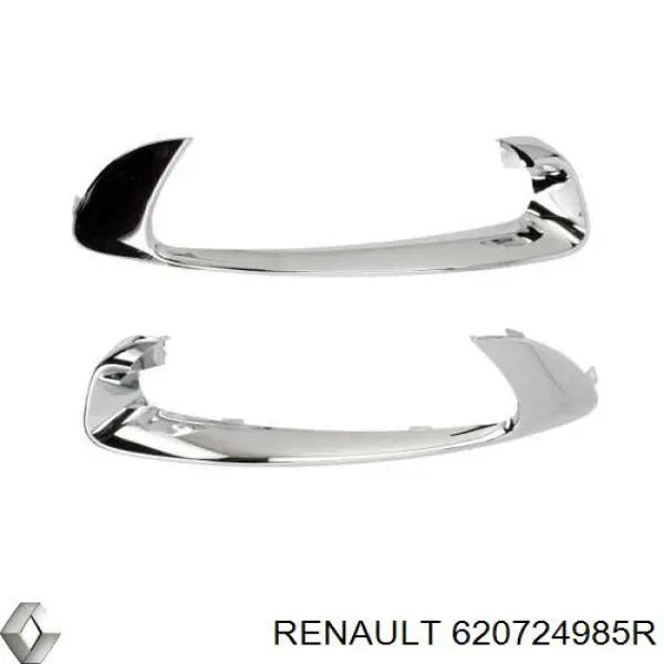 620724985R Renault (RVI) Borda (orla) das luzes de nevoeiro