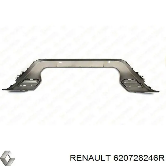 Placa sobreposta (carcaça) de grelha do radiador Renault (RVI) 620728246R preço, a partir de 300,55 USD