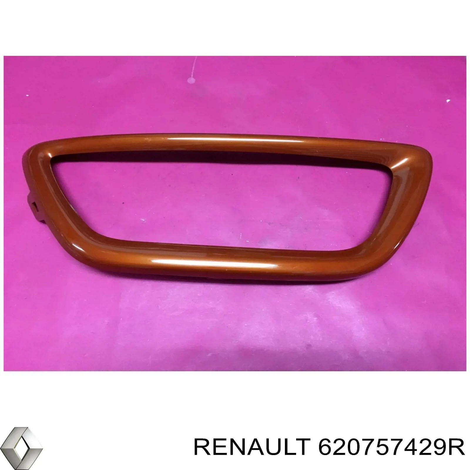 620757429R Renault (RVI) Borda (orla) das luzes de nevoeiro esquerda