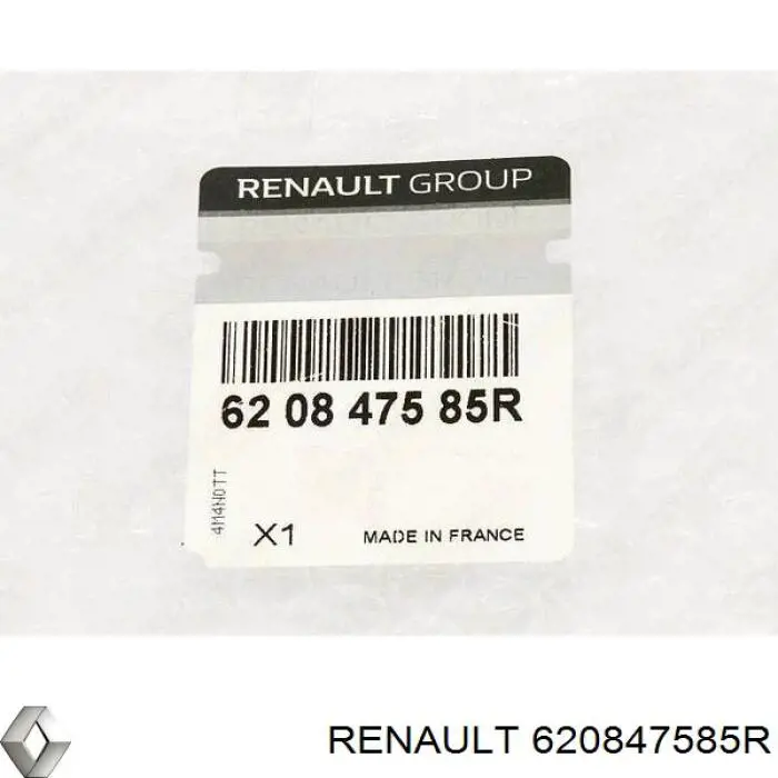 620847585R Renault (RVI) Moldura inferior de grelha do pára-choque dianteiro