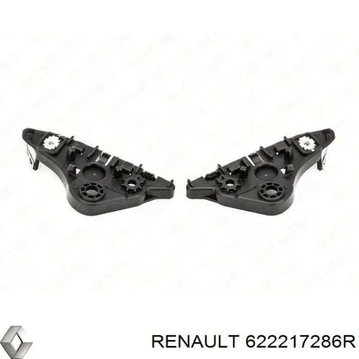 622217286R Renault (RVI) Kit de suportes/ fixações do para-choque dianteiro