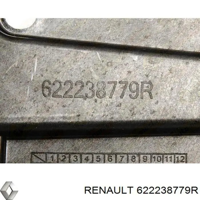 Compre 622238779R Renault (RVI) Consola (adaptador) de fixação da luz dianteira esquerda