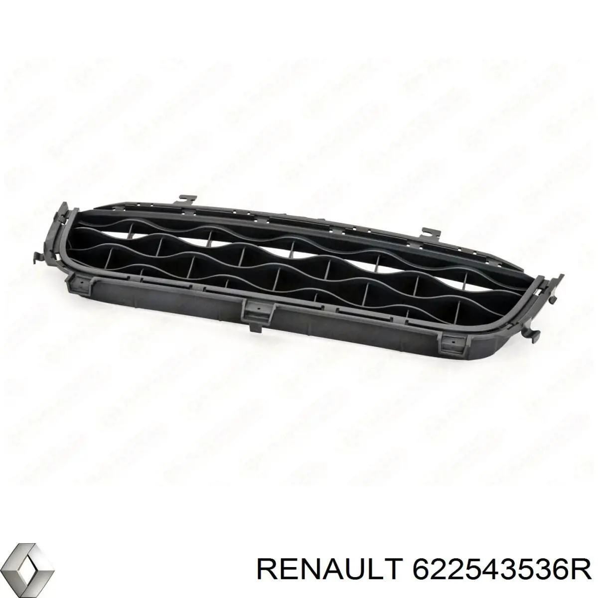 622543536R Renault (RVI) Grelha central do pára-choque dianteiro