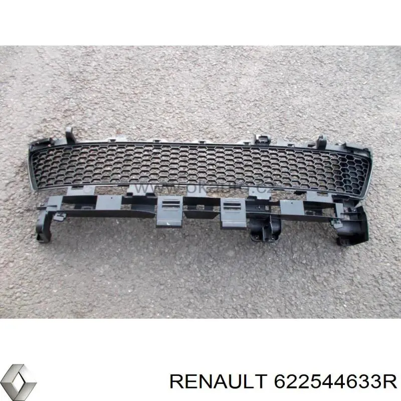 622544633R Renault (RVI) Grelha central do pára-choque dianteiro