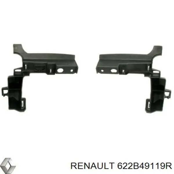 622B49119R Renault (RVI) Consola do pára-choque dianteiro