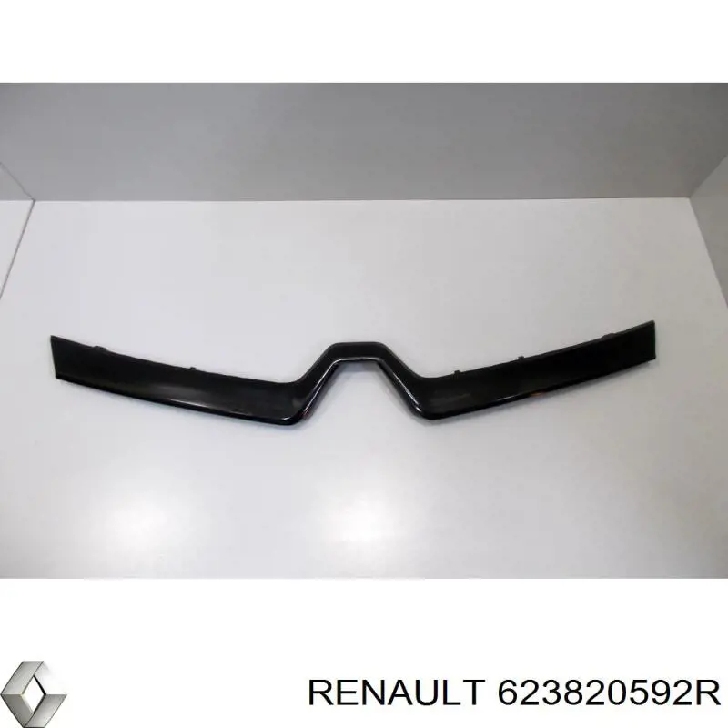 623820592R Renault (RVI) Placa sobreposta (carcaça) de grelha do radiador