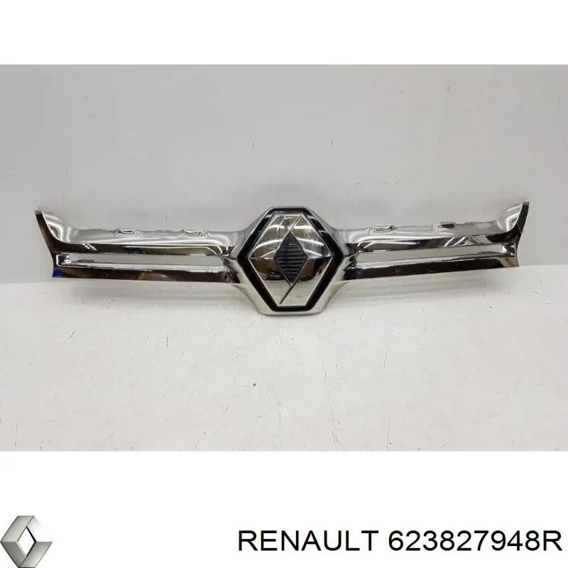 623827948R Renault (RVI) Placa sobreposta (carcaça) de grelha do radiador