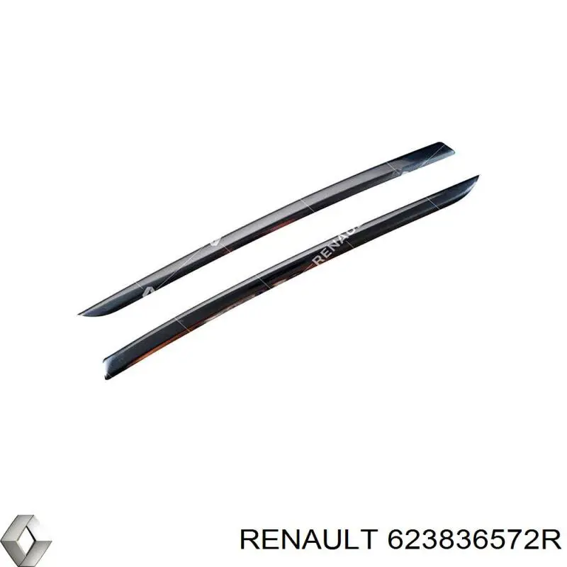 Compre 623836572R Renault (RVI) Moldura superior de grelha do radiador