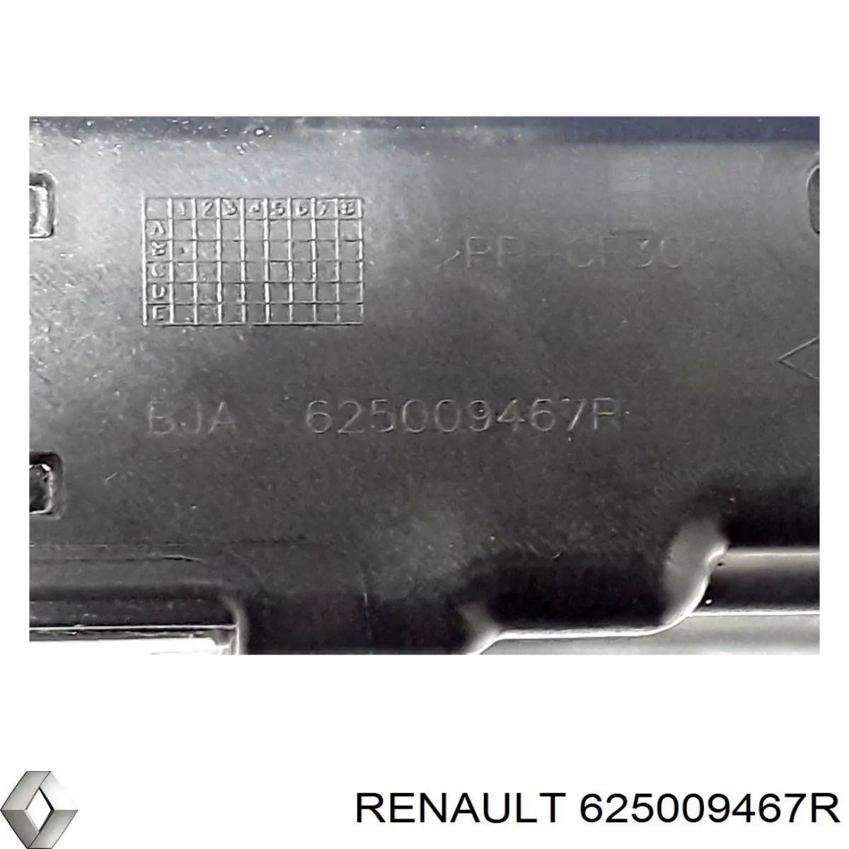Suporte do radiador montado (painel de montagem de fixação das luzes) Renault (RVI) 625009467R