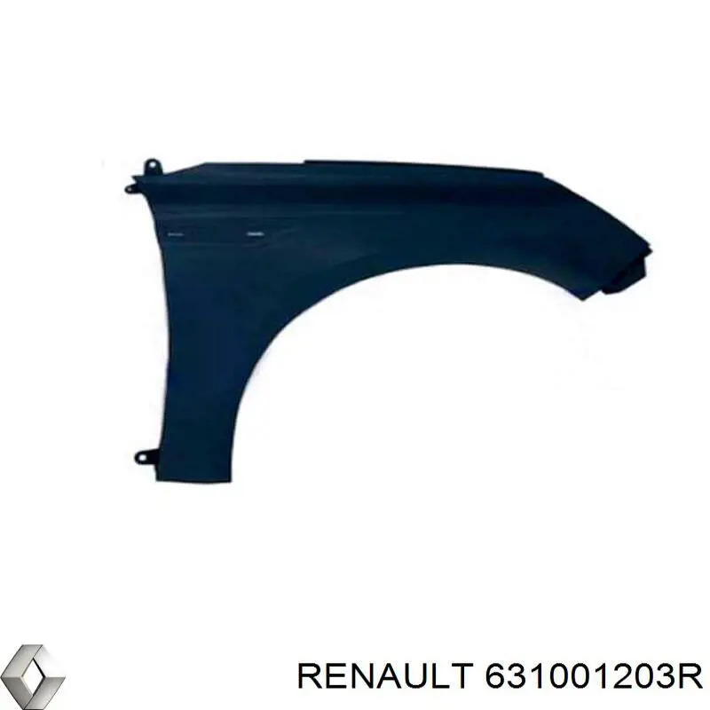 Pára-lama dianteiro direito Renault (RVI) 631001203R preço, a partir de 125,58 USD