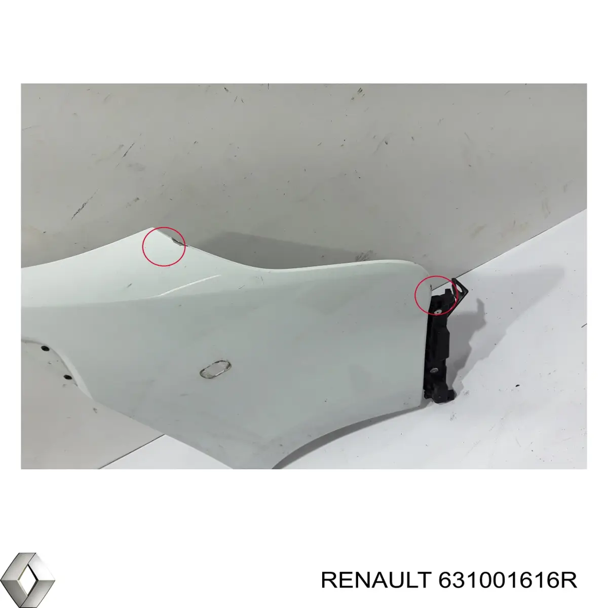 631001616R Renault (RVI) Pára-lama dianteiro direito