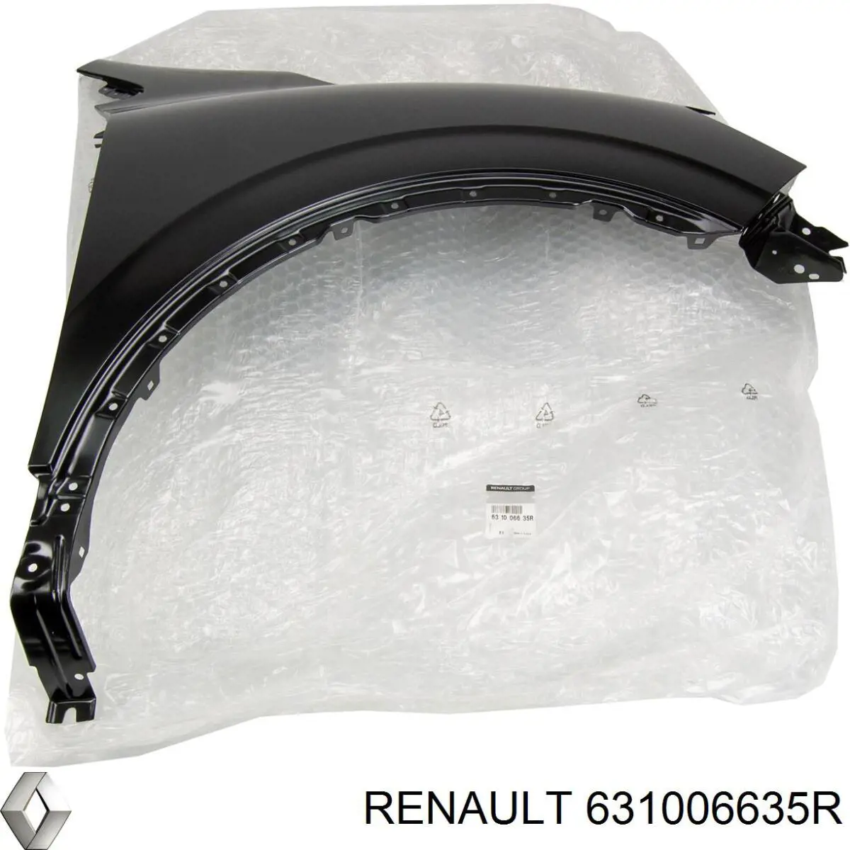 631006635R Renault (RVI) Pára-lama dianteiro direito