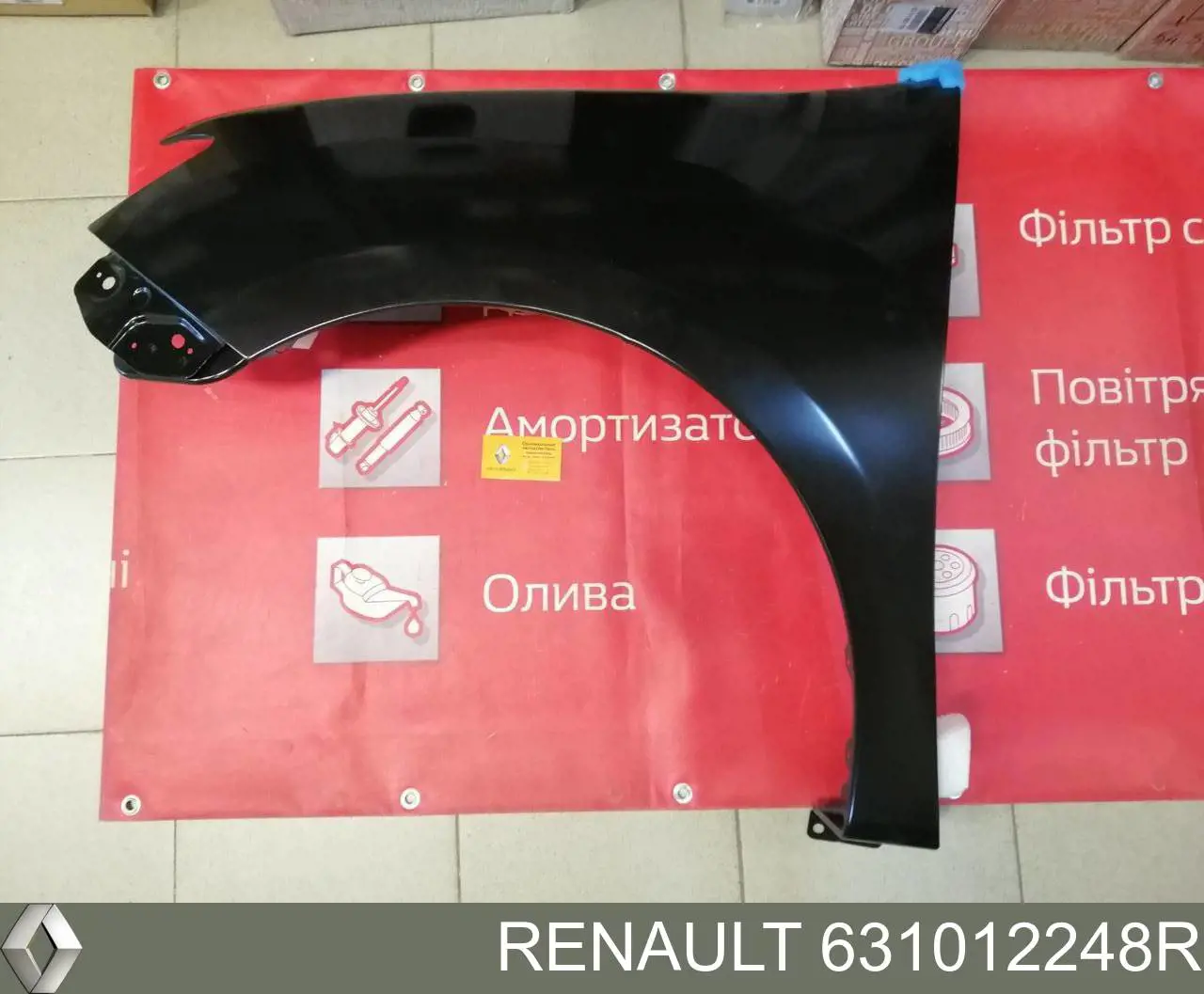 631012248R Renault (RVI) Pára-lama dianteiro esquerdo