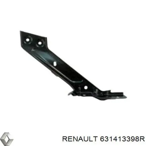 631413398R Renault (RVI) Consola do pára-choque dianteiro esquerdo