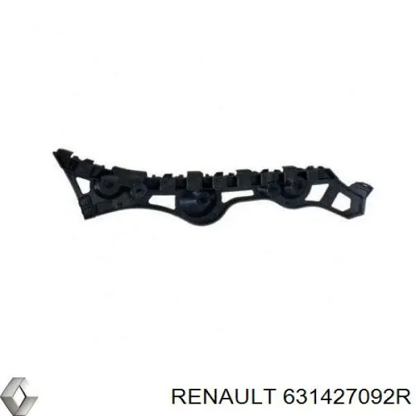 631427092R Renault (RVI) Consola externa direita do pára-choque dianteiro