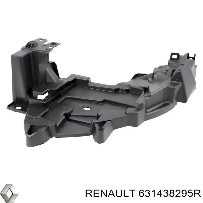 631438295R Renault (RVI) Consola do pára-choque dianteiro esquerdo