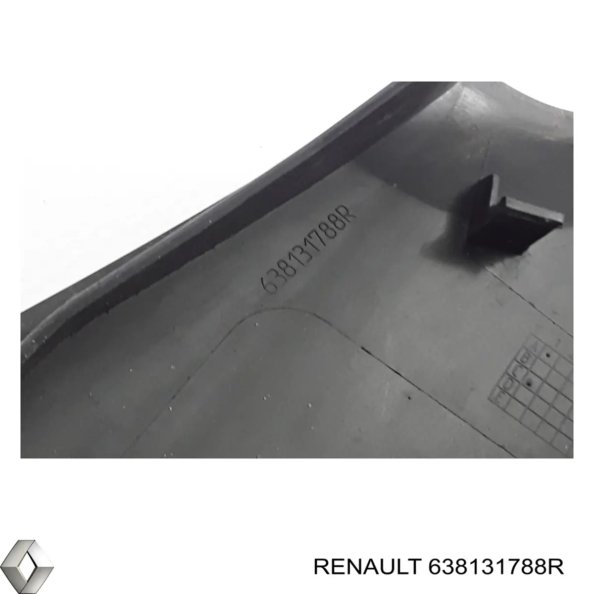 Compre 638131788R Renault (RVI) Expansor (placa sobreposta) de arco do pára-lama dianteiro esquerdo