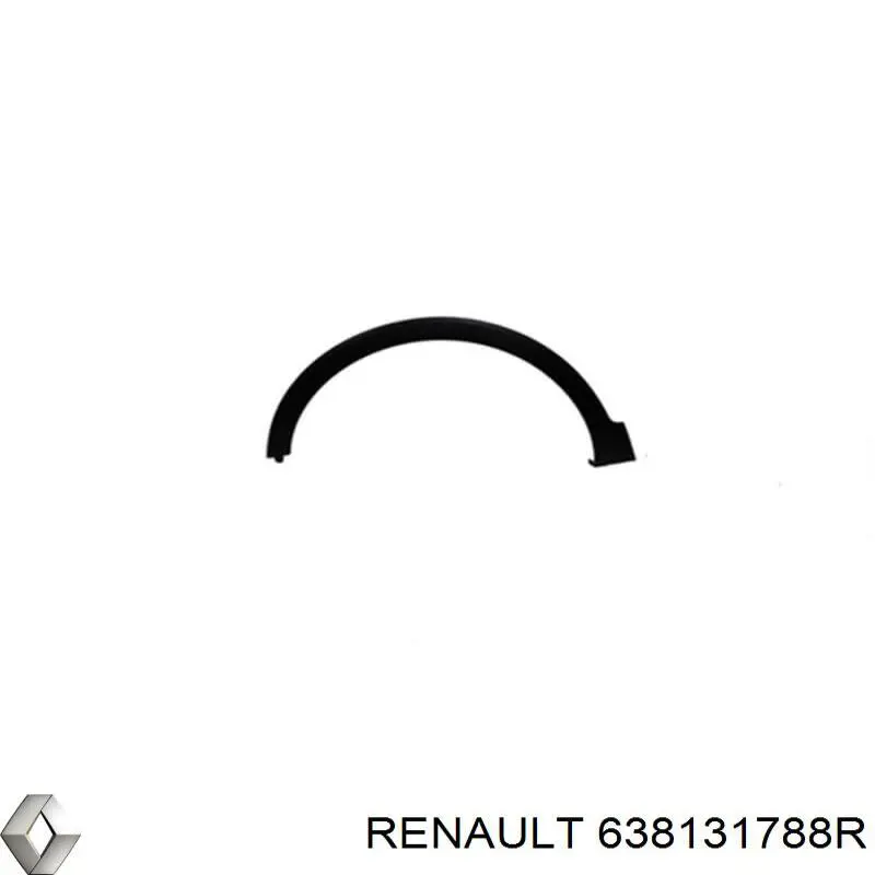Expansor (placa sobreposta) de arco do pára-lama dianteiro esquerdo Renault (RVI) 638131788R preço, a partir de 72,72 USD