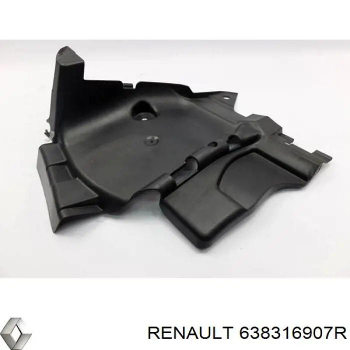 638316907R Renault (RVI) Escudo protetor contra o barro de arco dianteiro do pára-lama